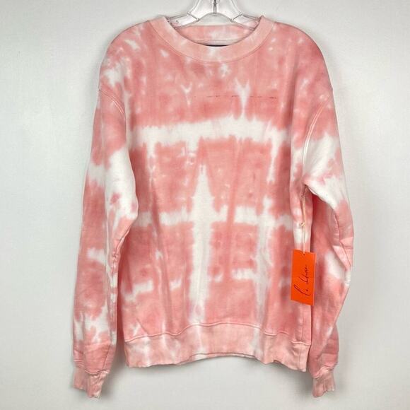 NWT * LA DETRESSE Empress Rose Acid Wash Sweatshirt - Picture 10 of 10